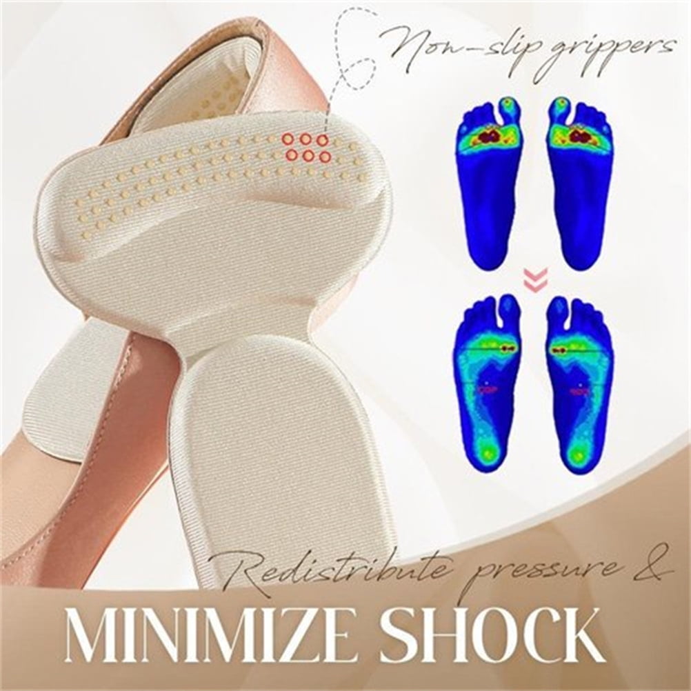 4 Pairs High Heels Tip Pad Pain Relief Toe Cushions Anti-wear Forefoot  Inserts - Walmart.com